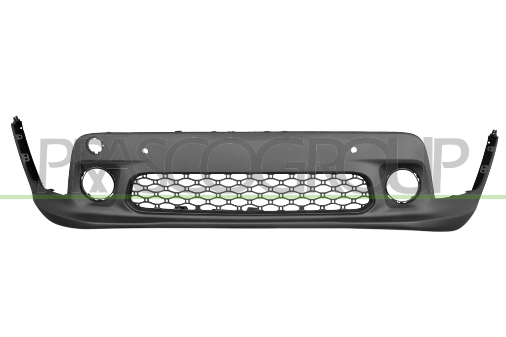 FRONT BUMPER-LOWER-BLACK-TEXTURED FINISH-WITH PDC+SENSOR HOLDERS-WITH CUTTING MARKS FOR PARK ASSIST