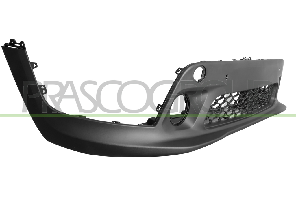FRONT BUMPER-LOWER-BLACK-TEXTURED FINISH-WITH PDC+SENSOR HOLDERS-WITH CUTTING MARKS FOR PARK ASSIST