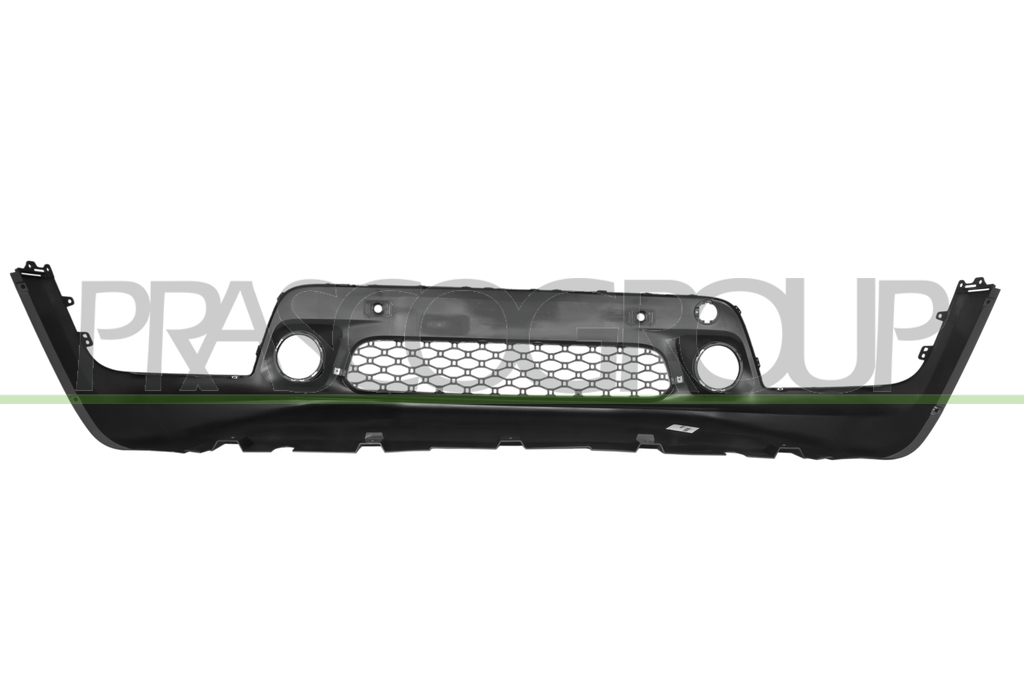 FRONT BUMPER-LOWER-BLACK-TEXTURED FINISH-WITH PDC+SENSOR HOLDERS-WITH CUTTING MARKS FOR PARK ASSIST