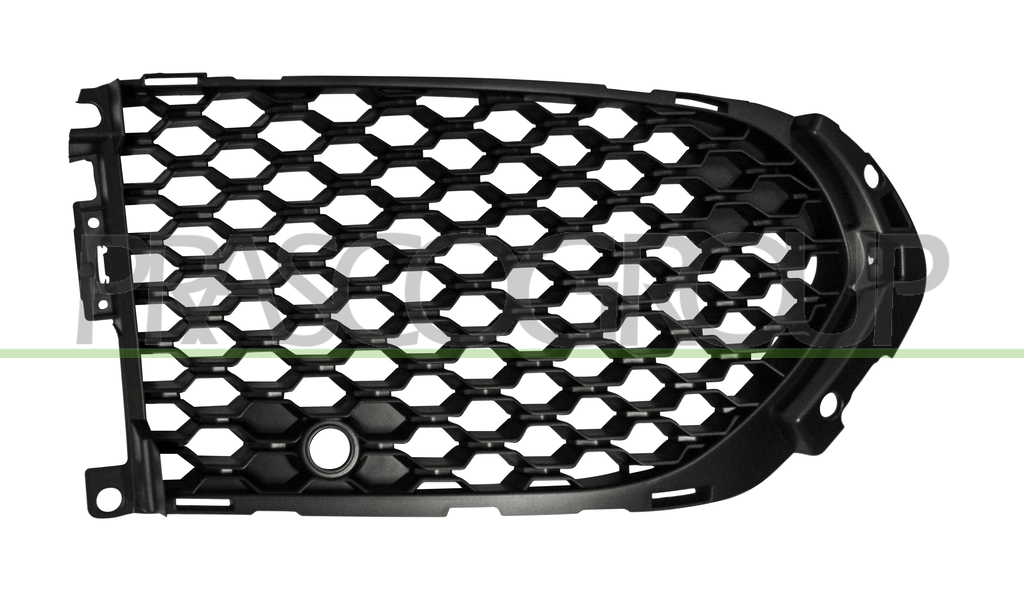 BUMPER GRILLE RIGHT-BLACK-OPEN-WITH PDC MOD. S/R-SPORT