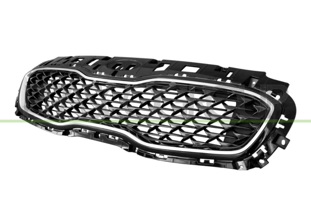 GRILLE CALANDRE NOIRE-AVEC FINITION CHROMEE