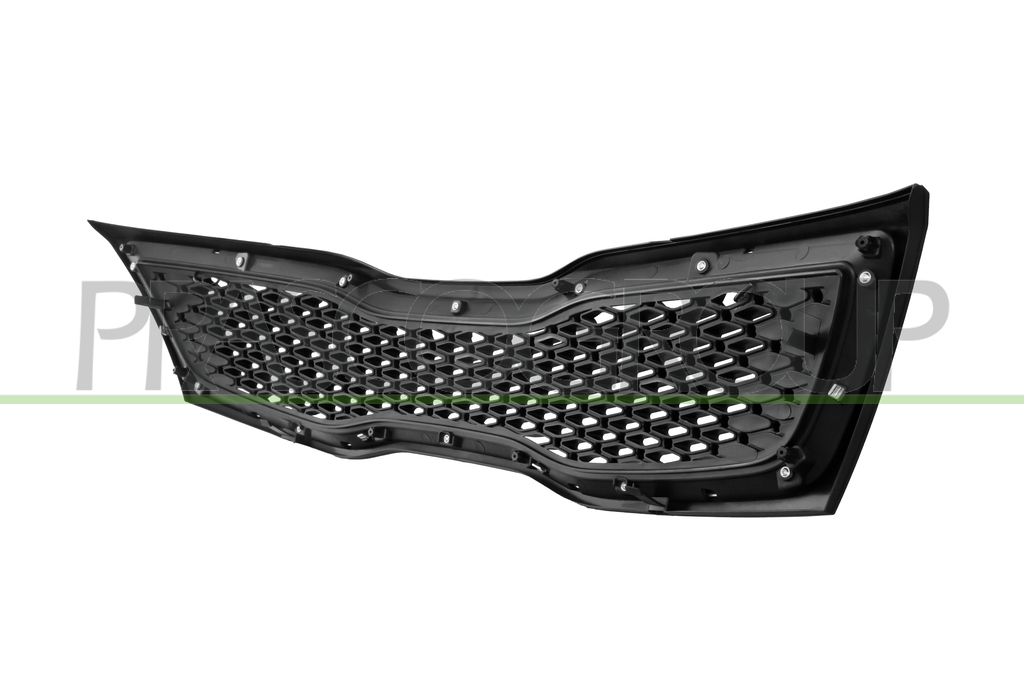 RADIATOR GRILLE-BLACK-WITH CHROME FRAME