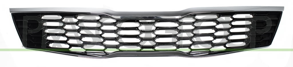 RADIATOR GRILLE-BLACK-WITH CHROME MOLDING