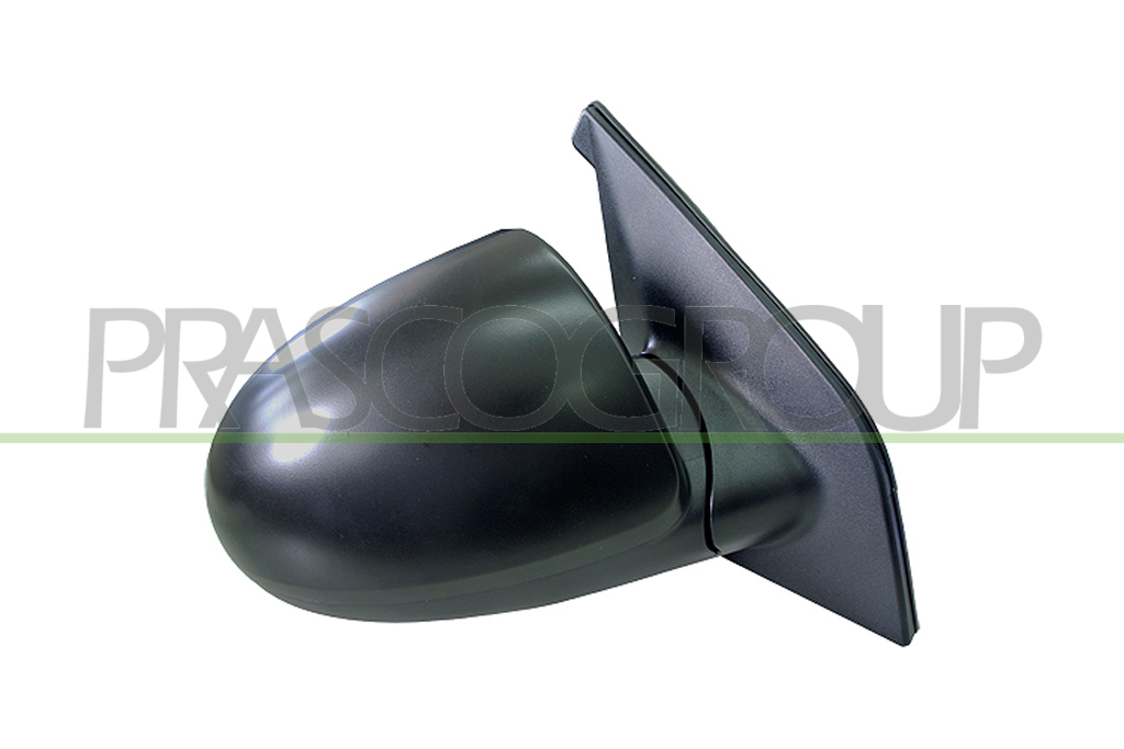 DOOR MIRROR RIGHT-ELECTRIC-BLACK-HEATED-CONVEX-CHROME