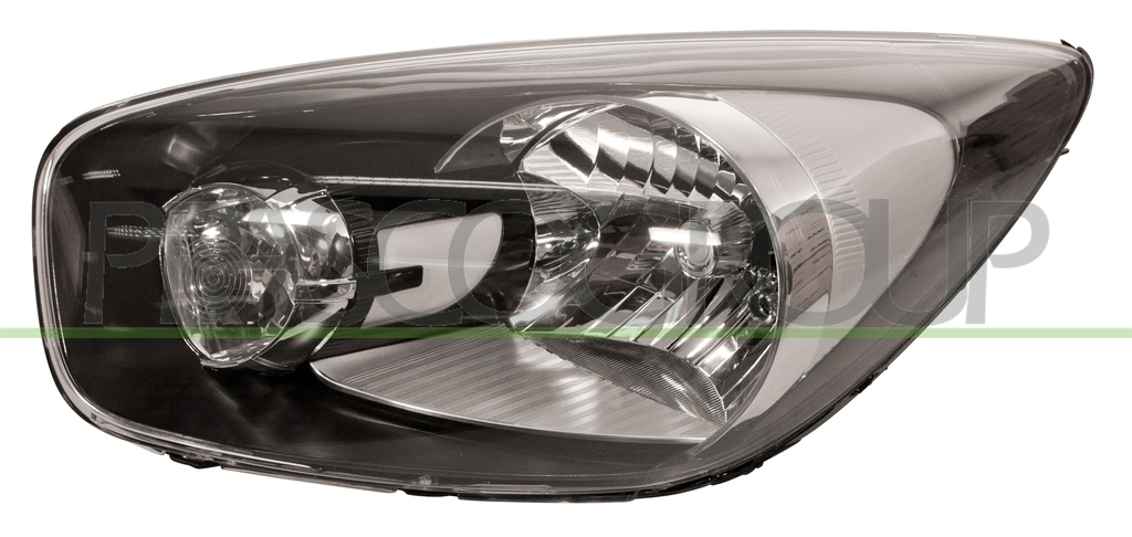 HEADLAMP LEFT H4 ELECTRIC-WITH MOTOR