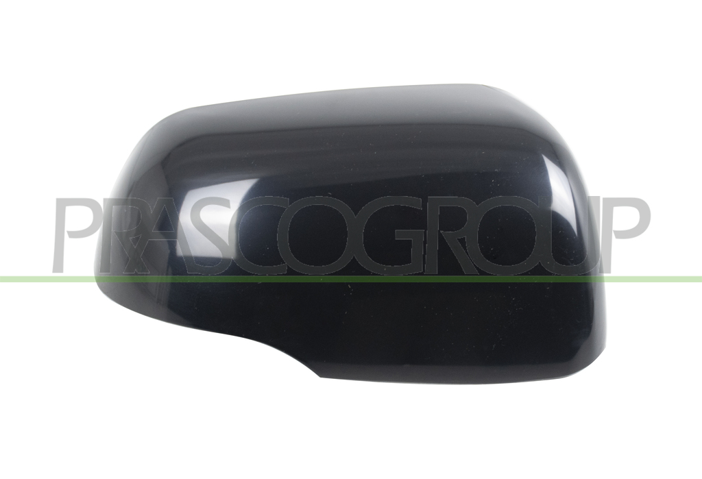 DOOR MIRROR COVER RIGHT-BLACK-WITH LAMP HOLE