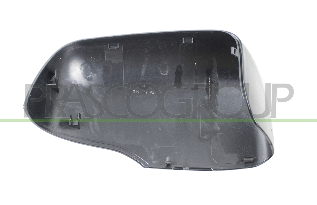 DOOR MIRROR COVER LEFT-BLACK-WITH LAMP HOLE