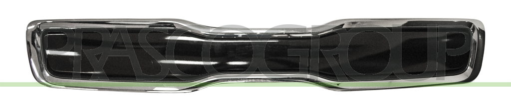 RADIATOR GRILLE-BLACK-GLOSSY PAINTED WITH FRAME-CHROME