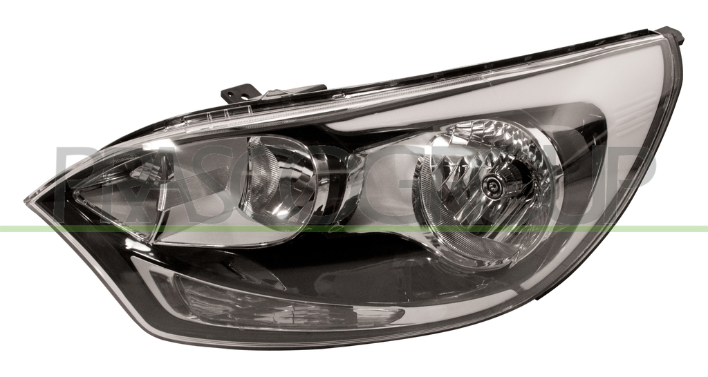 PROIETTORE SINISTRO H1+H7-ELETTRICO-CON MOTORE-NERO-7 PINS