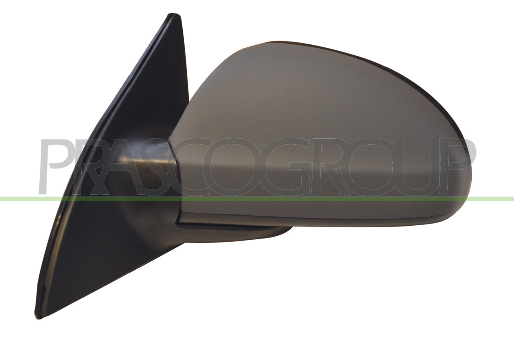 DOOR MIRROR LEFT-ELECTRIC-HEATED-BLACK