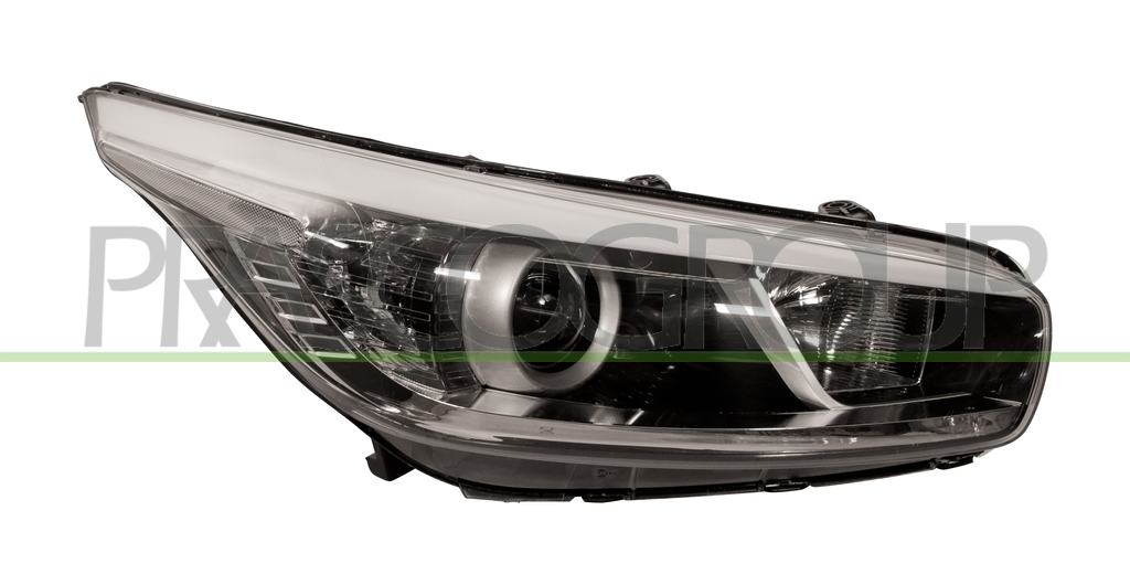OPTICA DERECHA H7+H7 ELECTRICA-CON MOTOR-NEGRA MOD. COOL-ACTIVE