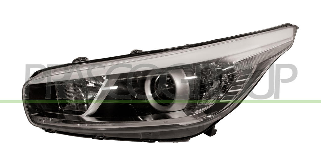 HEADLAMP LEFT H7+H7 ELECTRIC-WITH MOTOR-BLACK MOD. COOL ACTIVE