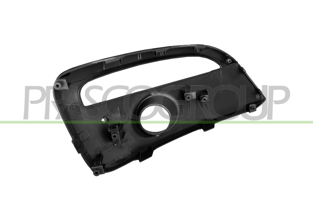 FRONT BUMPER GRILLE LEFT-WITH FOG LAMP HOLES-BLACK