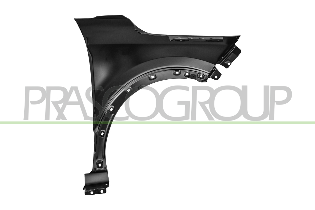 FRONT FENDER LEFT-WITH WING EXTENSION HOLES