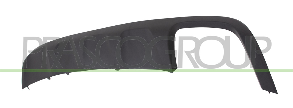 REAR BUMPER SPOILER-BLACK-TEXTURED FINISH