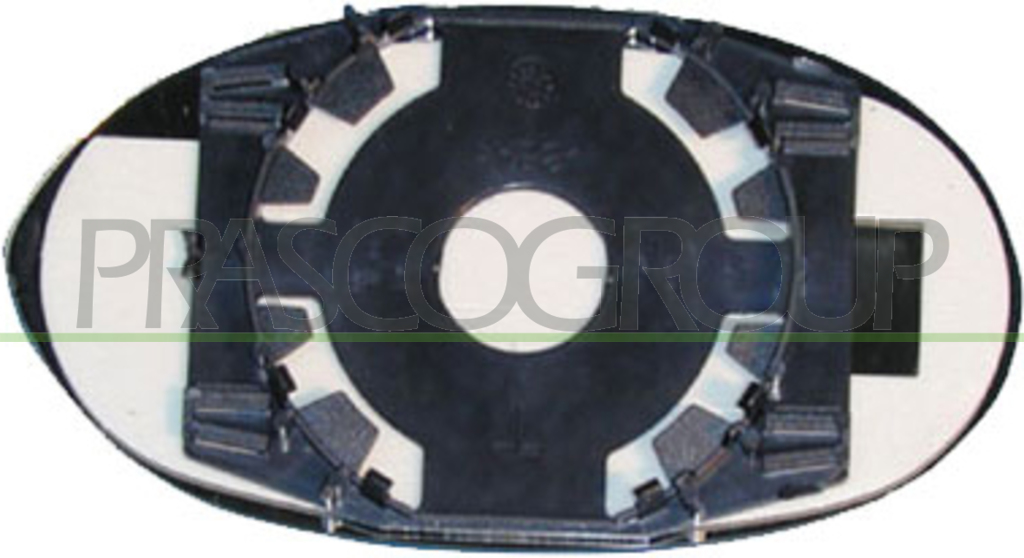 MIRROR GLASS BASE RIGHT-HEATED-CONVEX