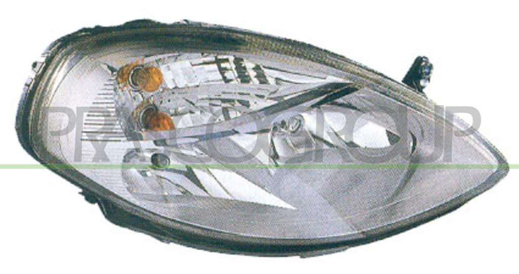 OPTICA DERECHA H7+H3 ELECTRICA-CON MOTOR