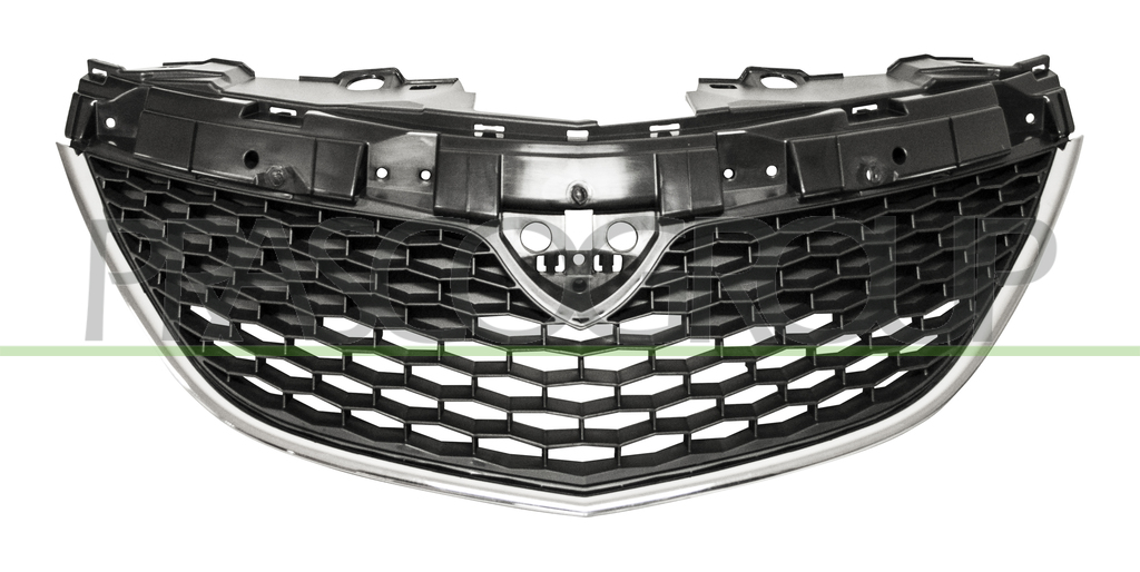 GRILLE CALANDRE NOIRE AVEC MOULURE CHROMEE'