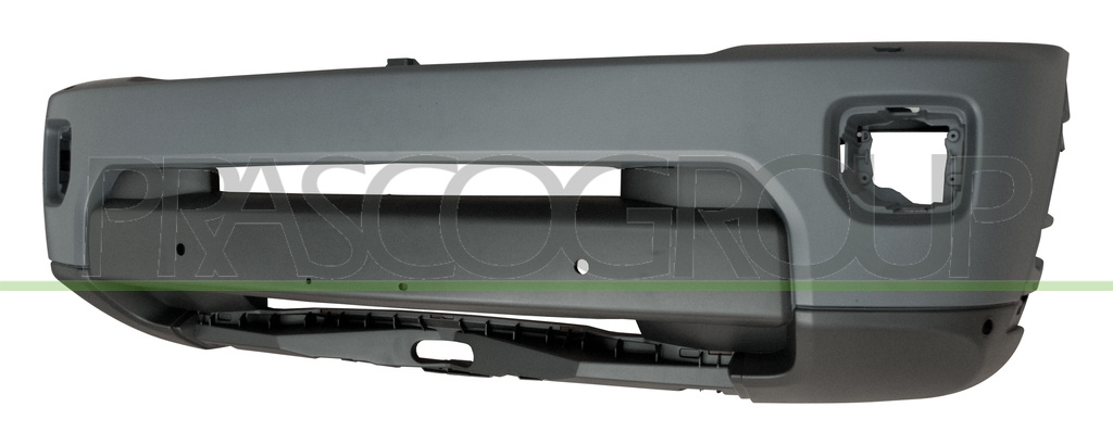 FRONT BUMPER-PRIMED-WITH PDC+SENSOR HOLDERS-W/HEADLAMP WASHER HOLES-WITH CUTTING MARKS FOR CAMERA