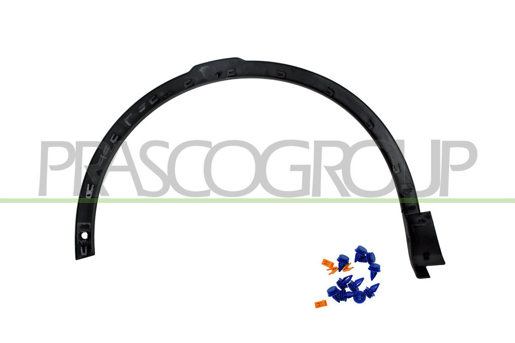FRONT WHEEL ARCH EXTENSION RIGHT-WITH PDC HOLE-BLACK-TEXTURED FINISH-WITH CLIPS