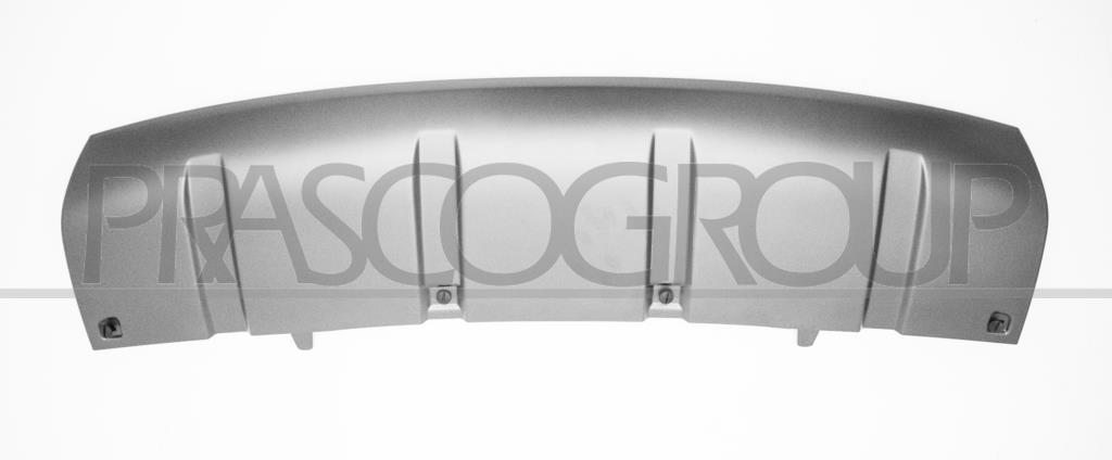 FRONT BUMPER SPOILER-CENTRE-SILVER PAINTED