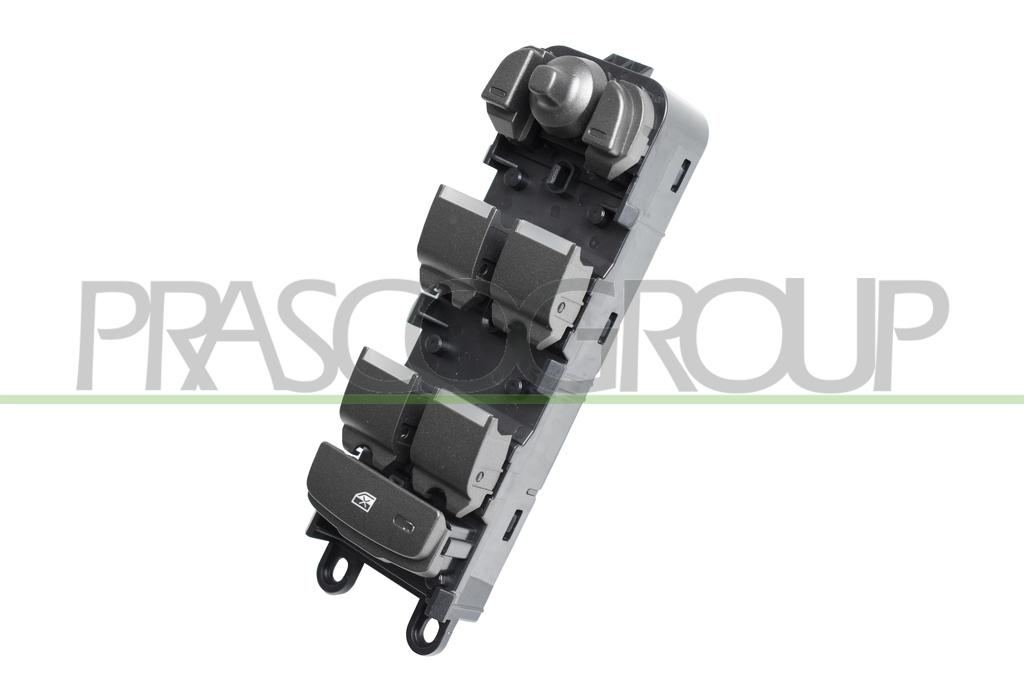 FRONT DOOR LEFT WINDOW REGULATOR PUSH-BUTTON PANEL-BLACK-4 SWITCHES-3 PINS