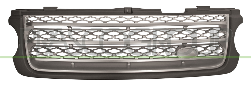 RADIATOR GRILLE-SILVER/GRAY MOD. HSE/SUPERCHARGED