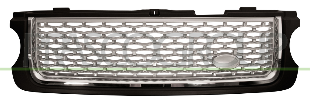 RADIATOR GRILLE-BLACK-GLOSSY/CHROME/SILVER MOD. AUTOBIOGRAPHY BLACK