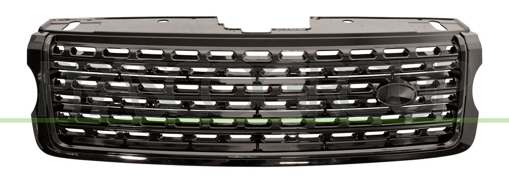 GRIGLIA RADIATORE-VERNICIATA-NERA-LUCIDA MOD. STEALTH PACK