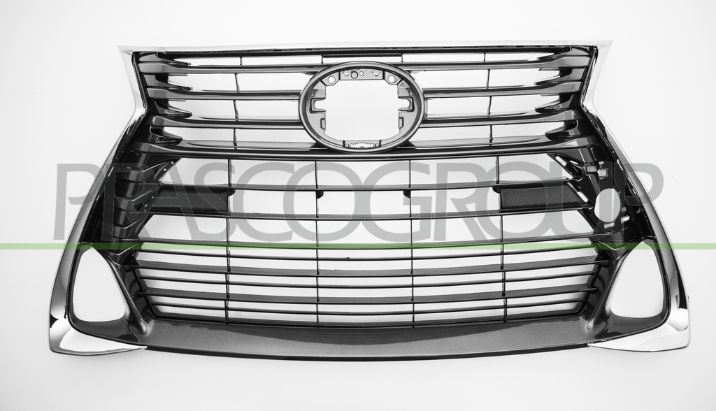 GRILLE CALANDRE NOIRE AVEC MOULURE CHROMEE'