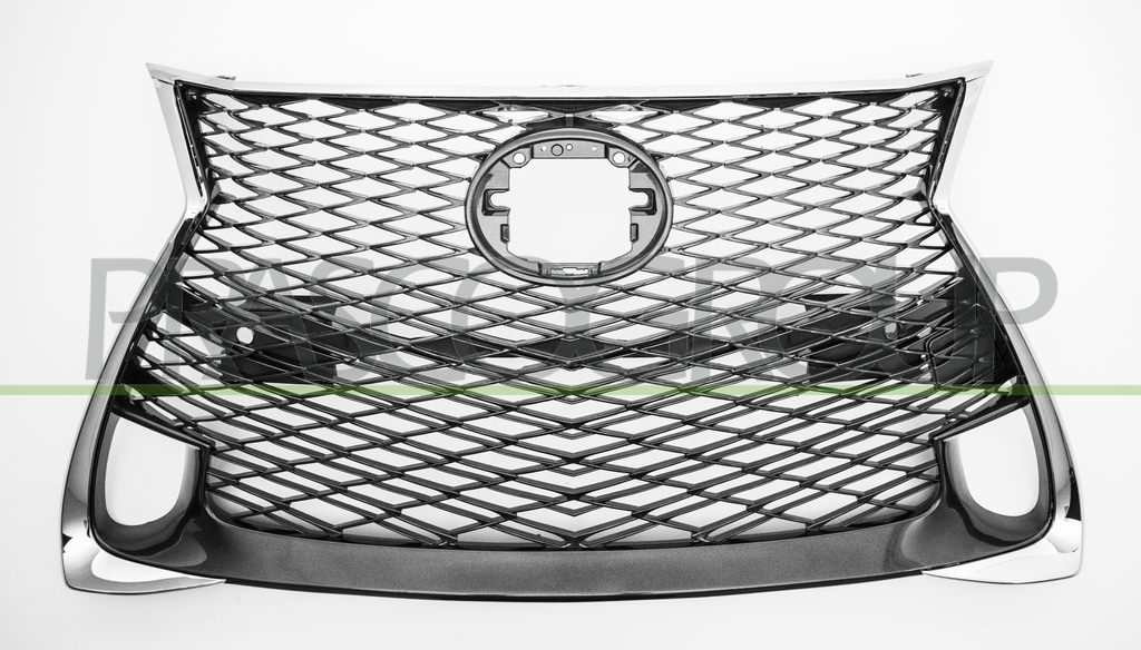 GRILLE CALANDRE NOIRE-AVEC MOULURE CHROMEE'- AVEC TROUS RADAR MOD. F SPORT