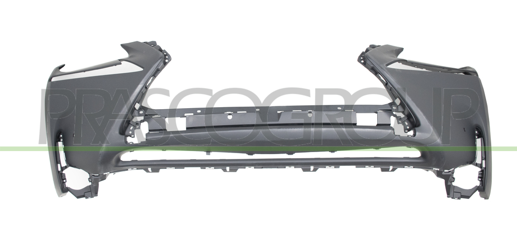 FRONT BUMPER-PRIMED-WITH PDC+SENSOR HOLDERS-WITH HEADLAMP WASHER HOLES-WITH CUTTING MARKS FOR PARK ASSIST