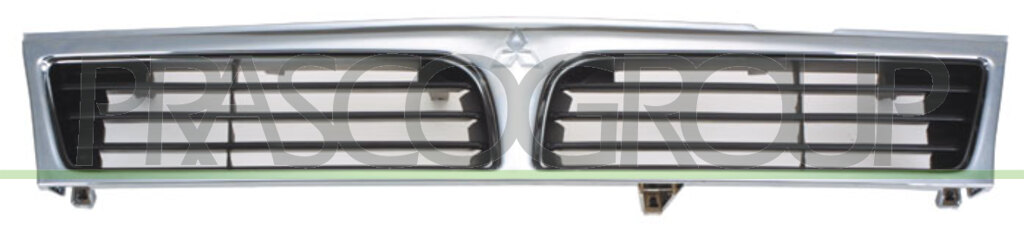 RADIATOR GRILLE-CHROME-BLACK MOD. 98-01