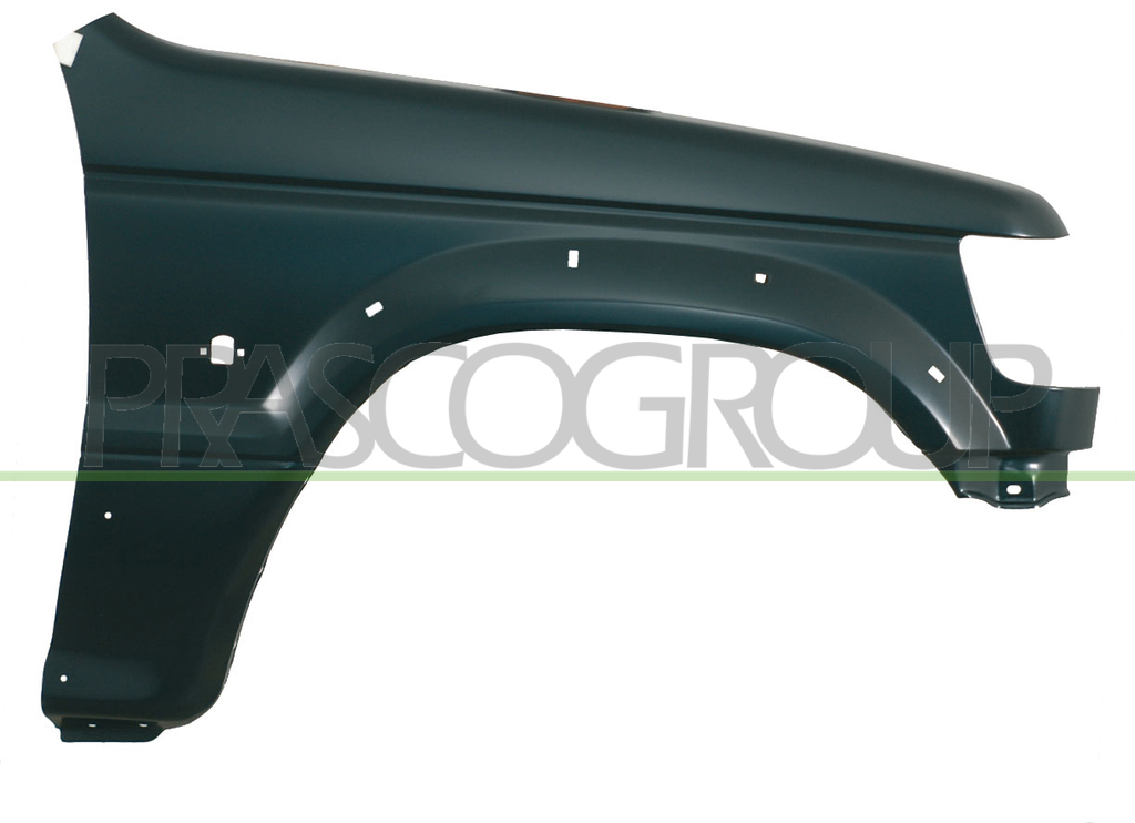 FRONT FENDER RIGHT-WITH SIDE REPEATER AND WING EXTENSION HOLES