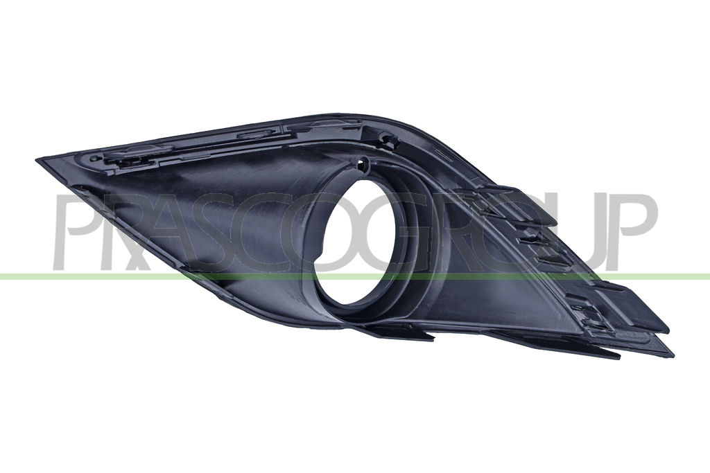 BUMPER GRILLE RIGHT-BLACK-WITH FOG LAMP HOLE