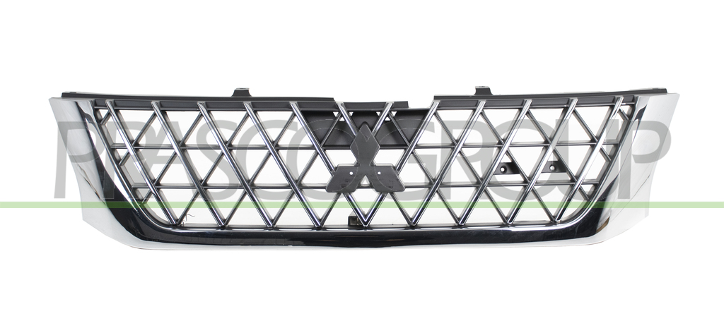 RADIATOR GRILLE-GRAY-CHROME