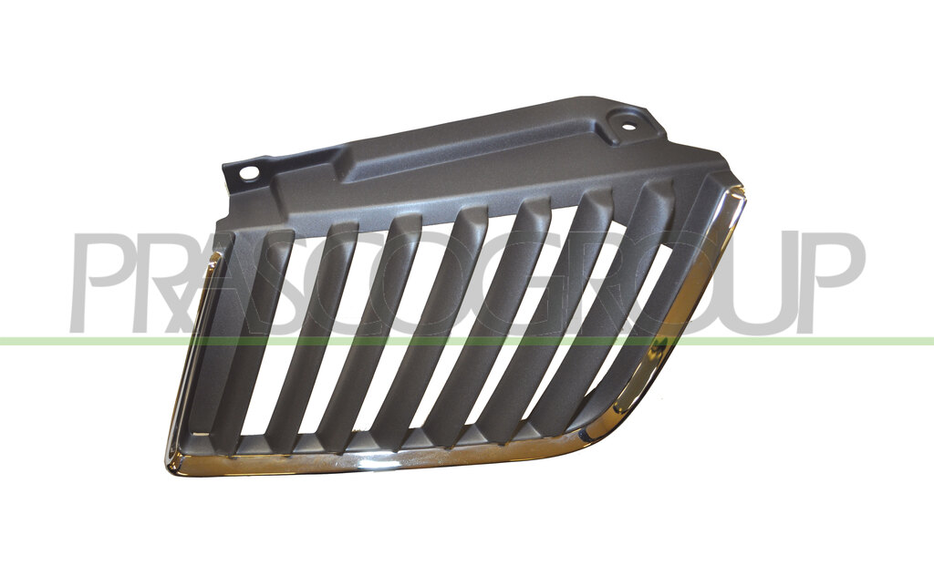 GRIGLIA RADIATORE DESTRA-NERA-CON CORNICE CROMATA MOD. 4WD