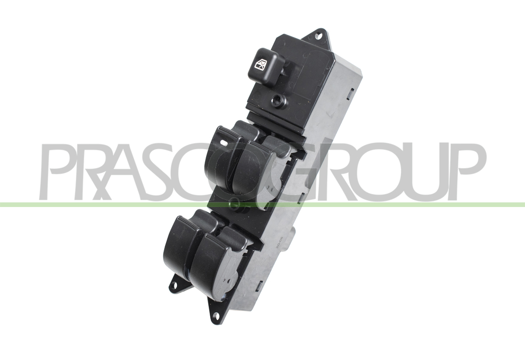 FRONT DOOR LEFT WINDOW REGULATOR PUSH-BUTTON PANEL-BLACK-4 SWITCHES-14 PINS
