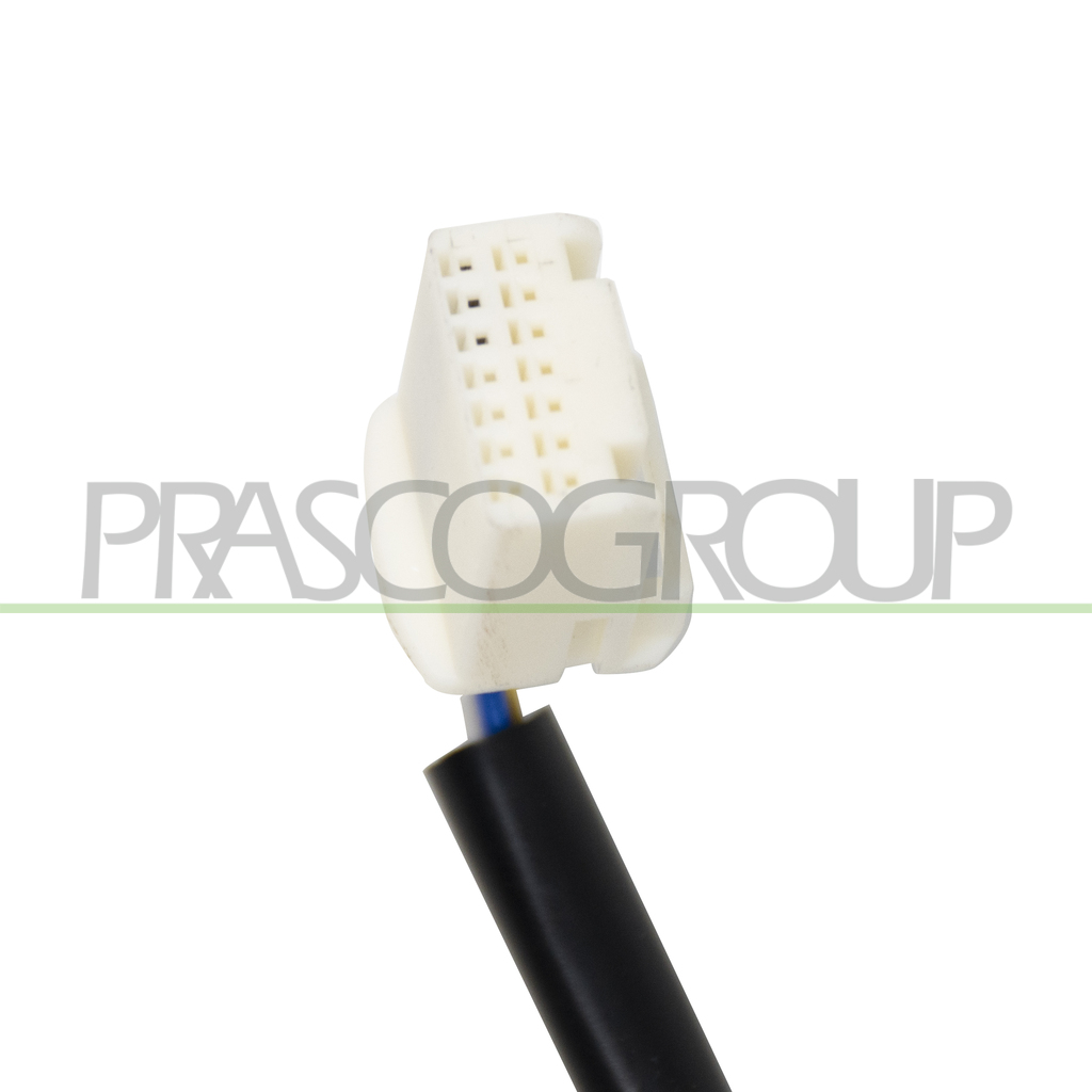 ESPEJO DERECHO ELECTRICO-NEGRO-CONVEXO/CROMADO CON CARCASA CROMADA