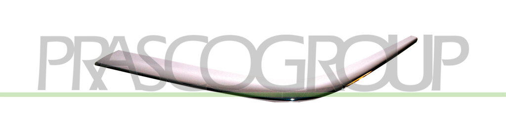 FRONT BUMPER MOLDING LEFT-CHROME MOD. 07/97 >
