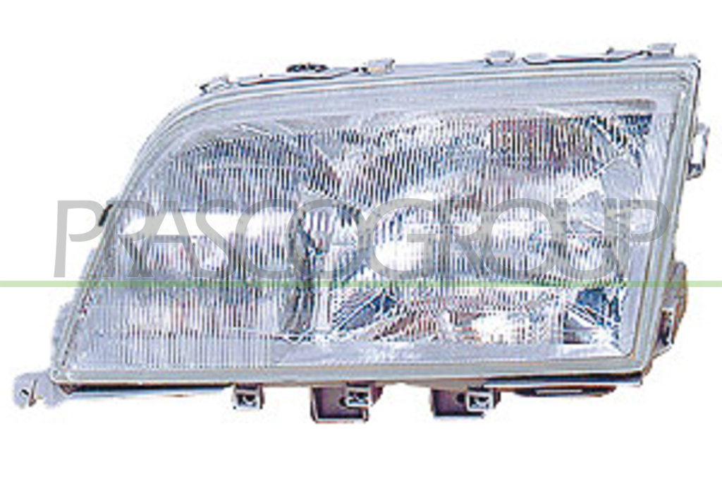 HEADLAMP RIGHT H1+H1+H3 PNEUMATIC MOD. 06/93 > 08/96