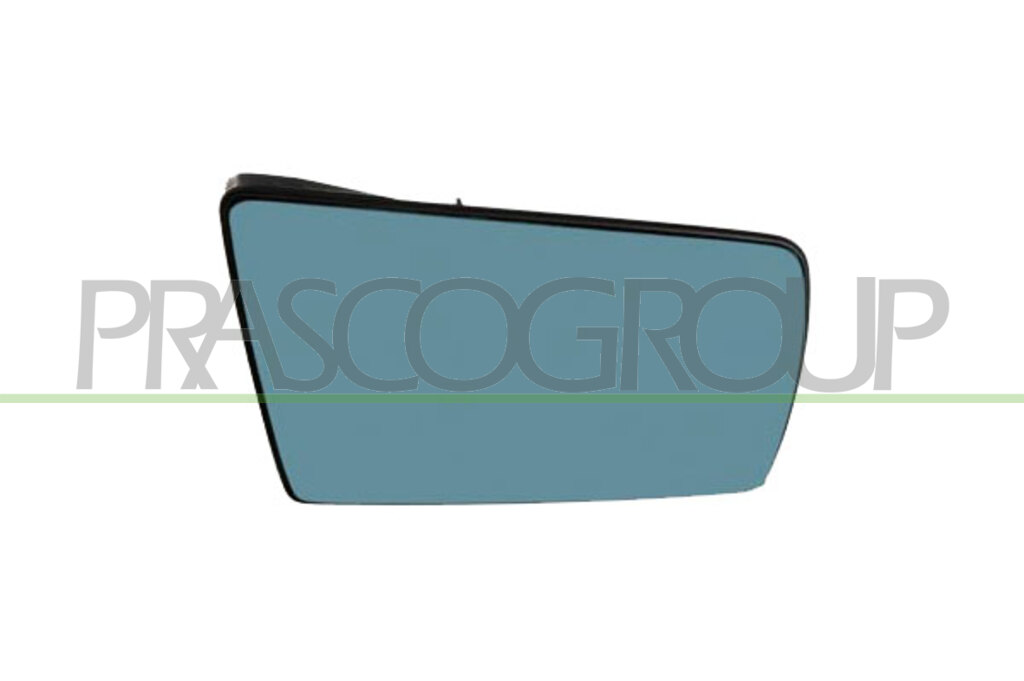 SPIEGELGLAS LINKS-HEIZBAR-KONVEX-BLAU