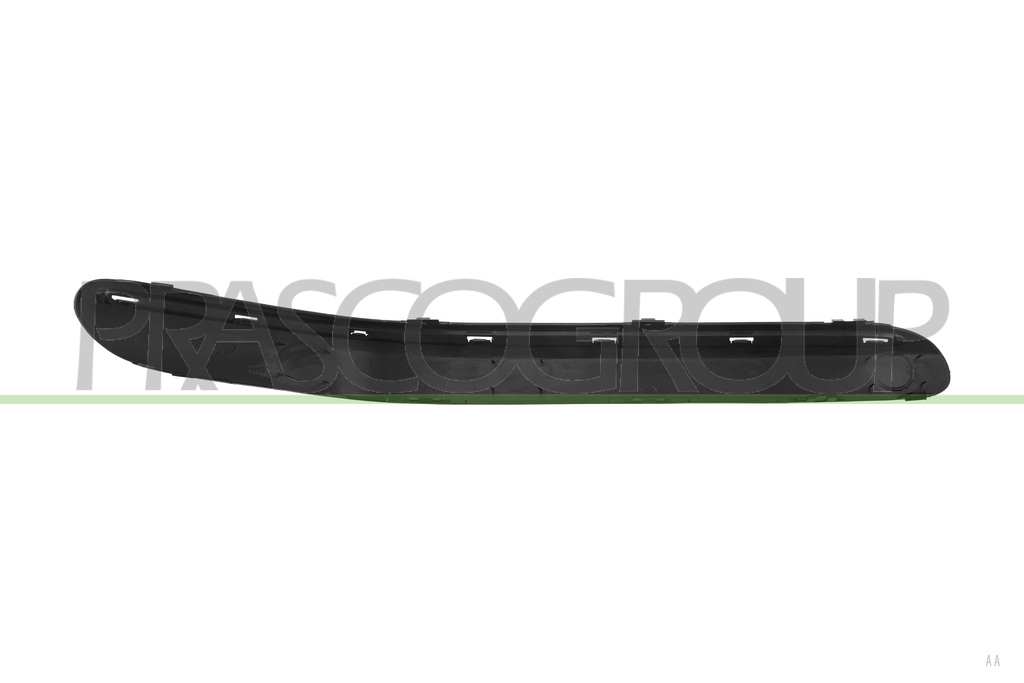 FRONT BUMPER MOLDING LEFT-WITH CHROME MOLDINGS HOLES