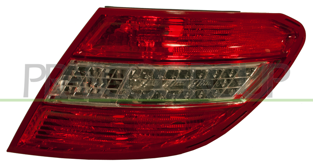 RUECKLEUCHTE LINKS-OHNE FASSUNG-ROT-WEISS-LED MOD. LIMOUSINE