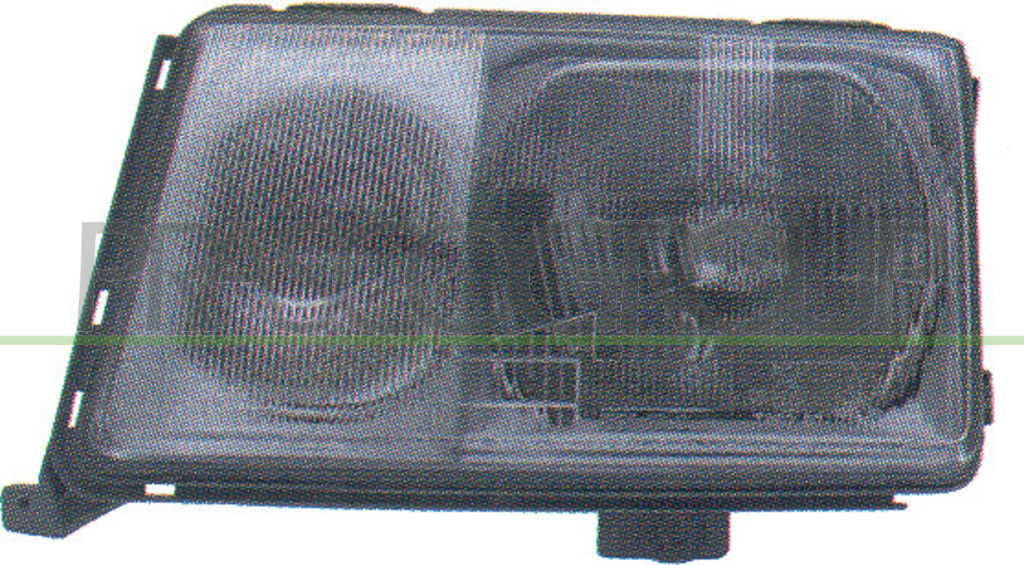 OPTICA DERECHA H4+H3 PNEUMATICO