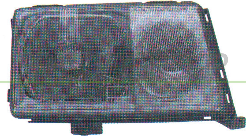 OPTICA IZQUIERDA H4+H3 NEUMATICO