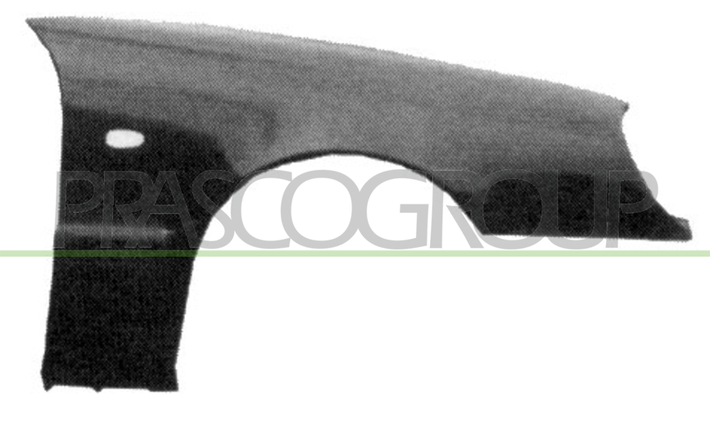 FRONT FENDER RIGHT-WITH SIDE REPEATER HOLE