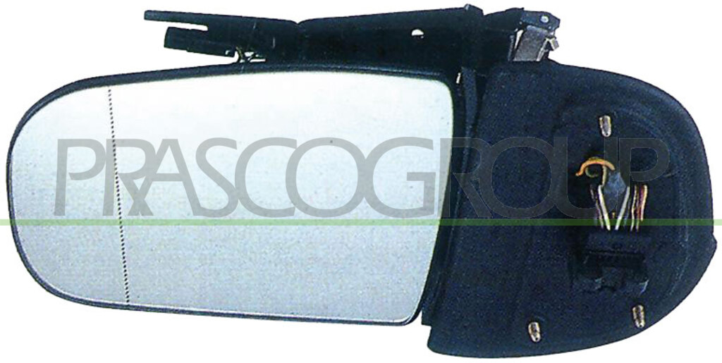 DOOR MIRROR LEFT ELECTRIC-HEATED-FOLDABLE-WITH CABLE-9 PINS