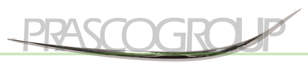 PROFIL CHROME' DE MOULURE GAUCHE DE PARE-CHOCS AVANT