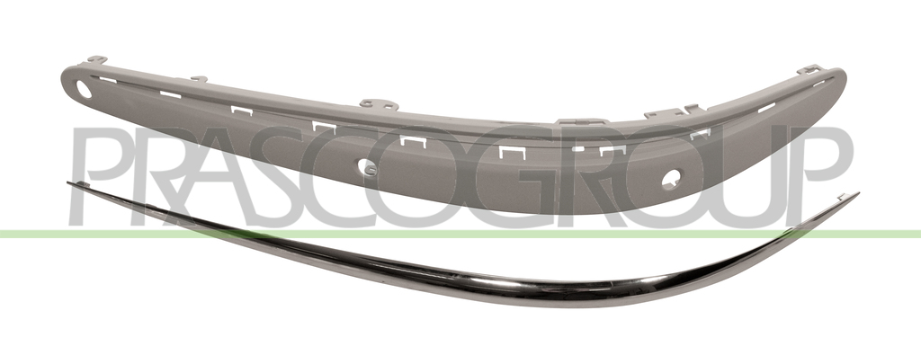 BANDEAU GAUCHE AVEC MOULURE CHROMEE-AVEC TROUS RADAR PARE-CHOCS AVANT